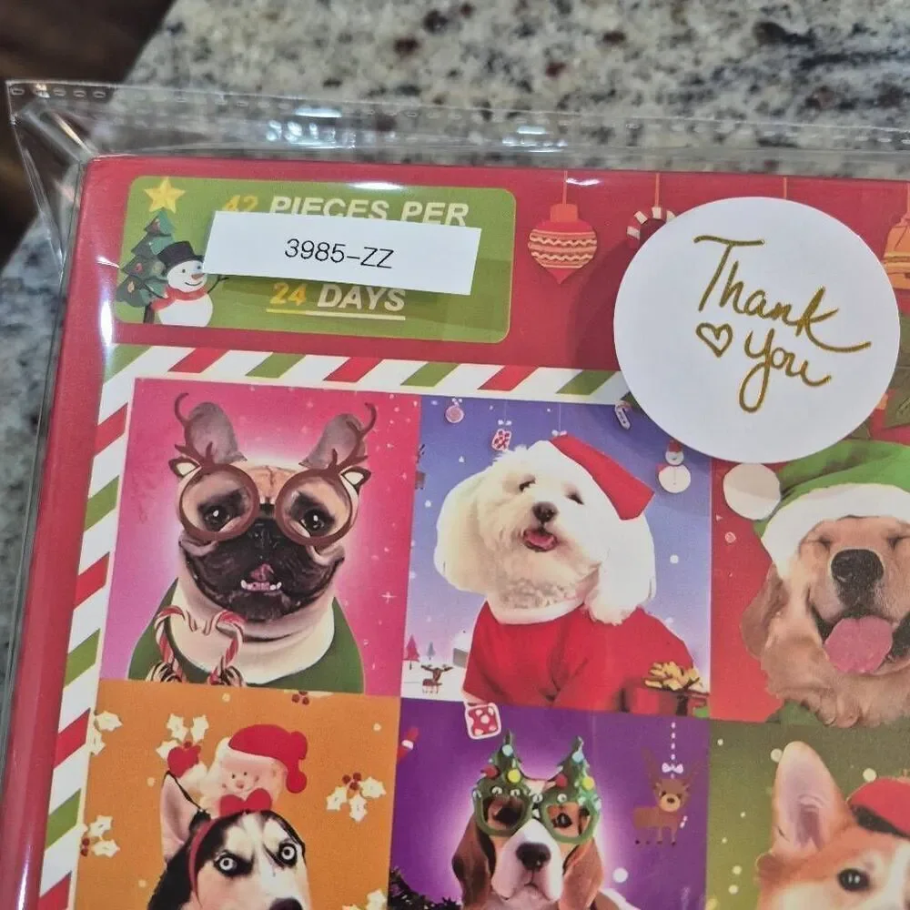 The Jigsaw Puzzle Christmas Dogs Advent Calendar USED